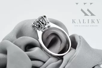 Zircon Sterling silver 925 Ring Vintage craft vrc157s